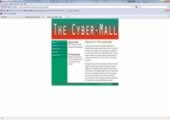 Picture of Cyber-mall Web Page